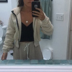 Sherpa off white jacket